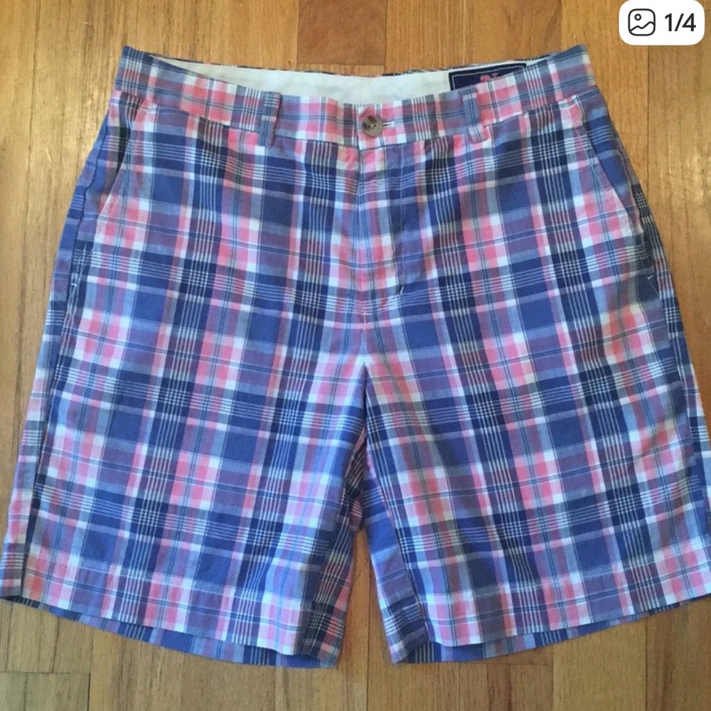 Vineyard Vines Plaid Breaker Shorts
